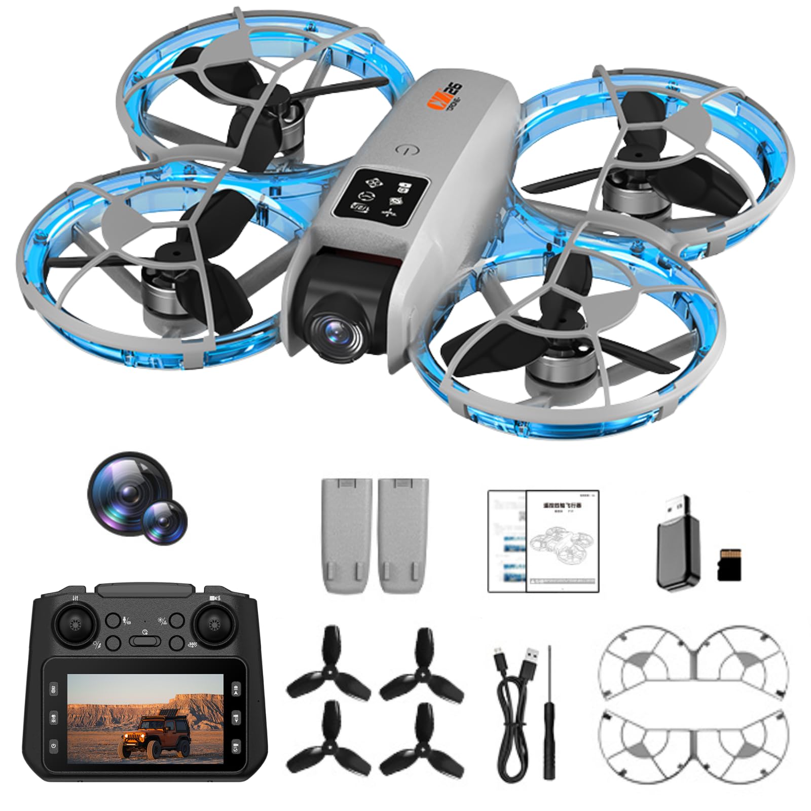 Amazon.com: Drone with Camera for Adult Beginners, RC Drones with